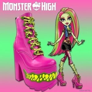 Monster High x YRU Venus McFlytrap Platform Boots